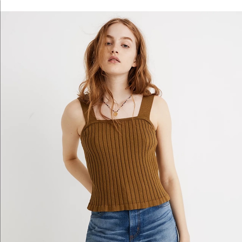 Madewell Tilney Ribbed Sweater Tank